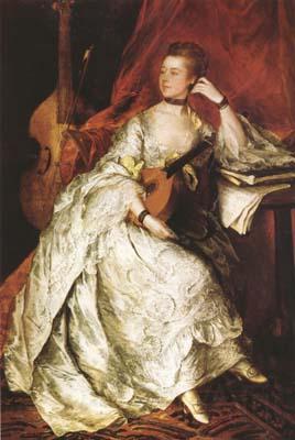 Thomas Gainsborough Miss Anne Ford (mk08) Spain oil painting art